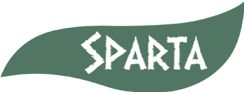 Olivenblatt mit Sparta Schriftzug